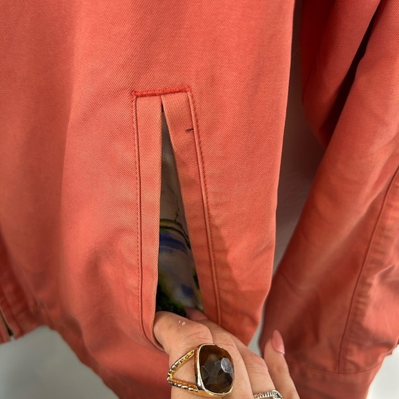 BONOBOS men’s salmon zip up lightweight jacket size M - Picture 2 of 4